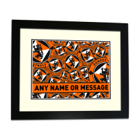 Framed Print - Crest Mash