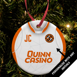  Dundee Utd Ceramic Bauble - Away Shirt 2024-25