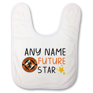 Dundee Utd Personalised Baby Bib  Baby Bib- Future Star