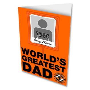 Greeting Card Fathers Day Photo Upload World's Greatest Dad (