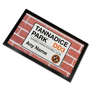 Bar Runner - Street Sign-Black Edging 44x25cm