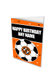 Personalised Dundee Utd Greeting Card Happy Birthday Football 