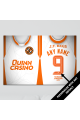 Dundee Utd Personalised Aluminium Wall Art - Away Shirt 2024-25 A3 A4