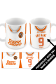 Dundee Utd Personalised Mug - Away Shirt 2024-25