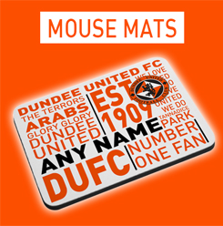 Personalised Dundee Utd Mousemats