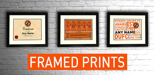 Dundee Utd Personalised Framed Prints