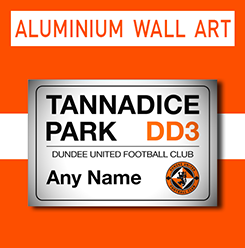 Dundee Utd Personalised Wall Art