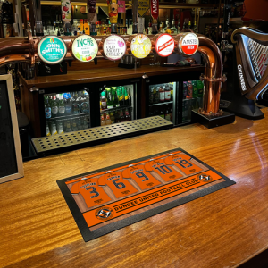 Alternative view of Dundee United Personalised Bar Runner - Changing Room 2024-25