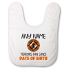 Dundee Utd Personalised Baby Bib