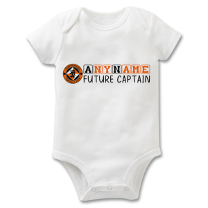 Dundee Utd Personalised Baby Grow- Future Captain