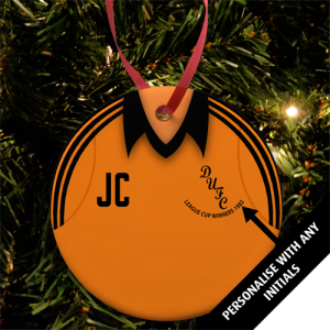  Dundee Utd Ceramic Bauble - Retro Home Shirt 1982