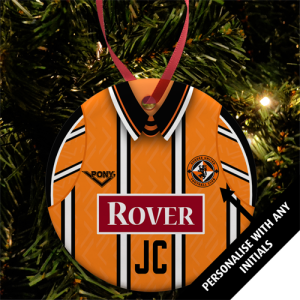  Dundee Utd Ceramic Bauble - Retro Home Shirt 1994