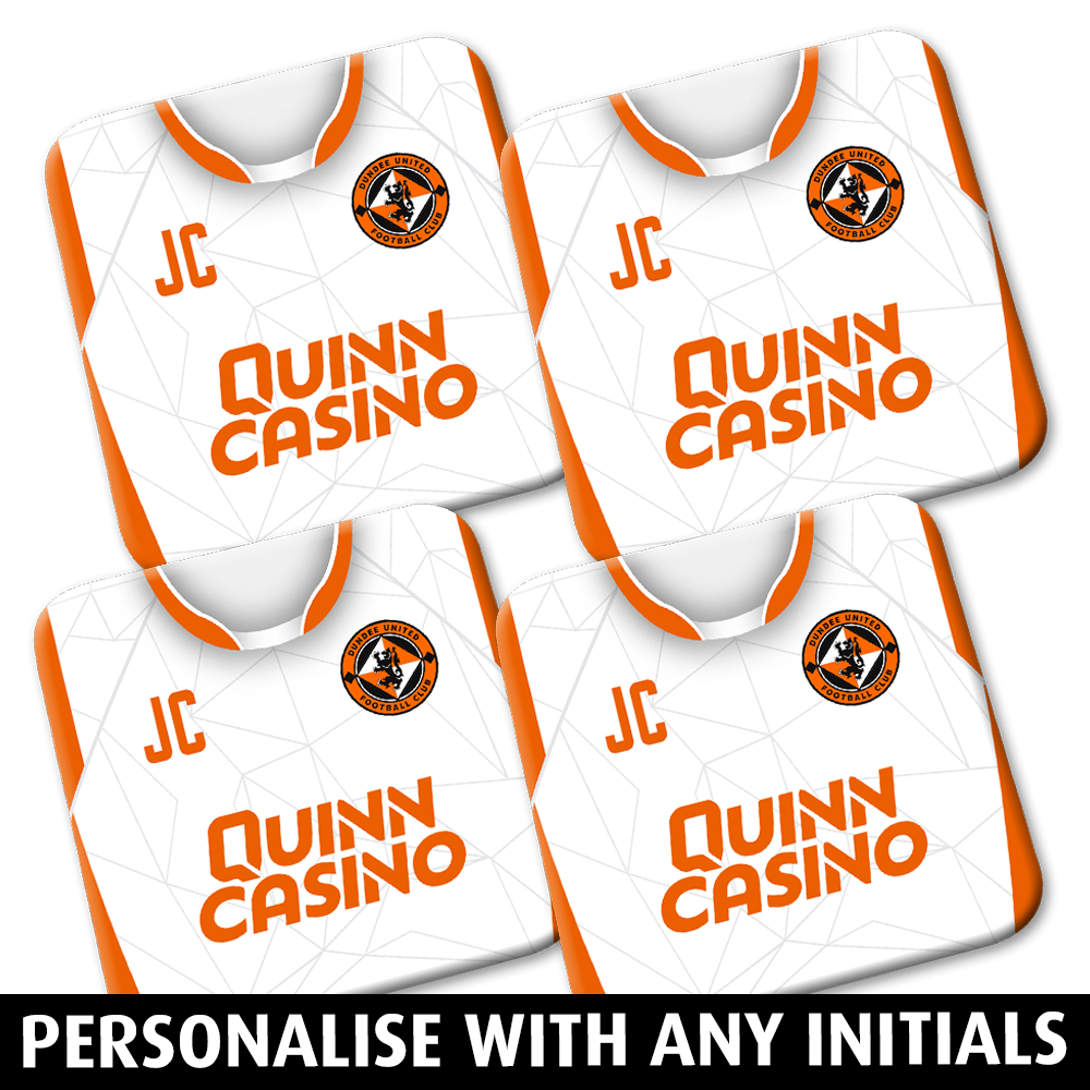 Dundee Utd - Coasters Pack of 4 Away Shirt 2024-25
