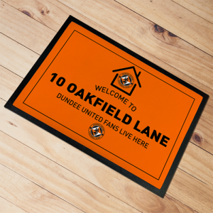 Personalised Door Mat - Utd fans live here