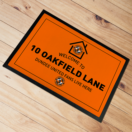Personalised Door Mat - Utd fans live here