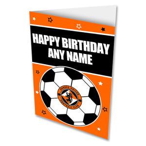 Personalised Dundee Utd Greeting Card Happy Birthday Football 