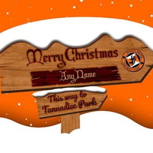 Alternative view of Greeting Card Christmas Sign