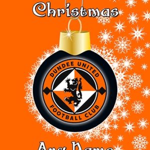 Personalised Greeting Card Christmas Bauble