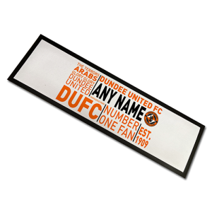Bar Runner - Text-Black Edging 88x25cm