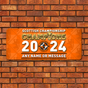 large metal sign - champions 2024