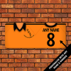 Large Dundee Utd Aluminium Wall Art - Retro Home Shirt 1982
