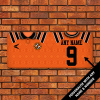 Large Dundee Utd Aluminium Wall Art - Retro Home Shirt 1993