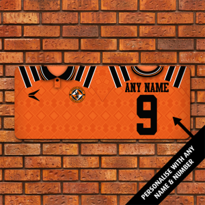 Large Dundee Utd Aluminium Wall Art - Retro Home Shirt 1993