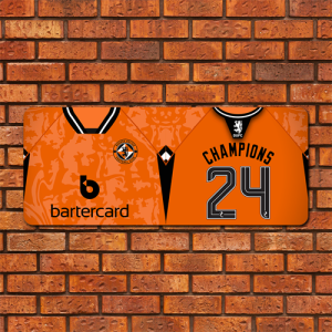 large champions 2024 home metal sign