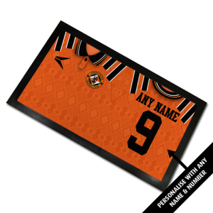 Black Edge Personalised Bar Runner - Retro Home Shirt 1993