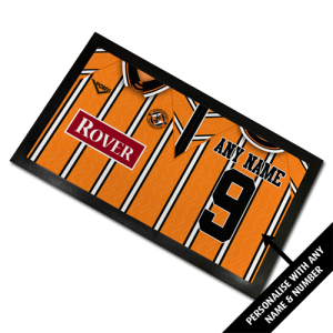 Black Edge Personalised Bar Runner - Retro Home Shirt 1994