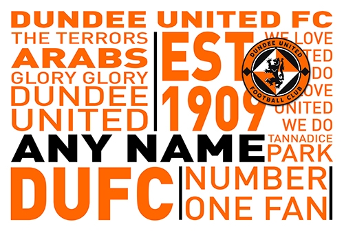 Personalised Street Sign Dundee Utd