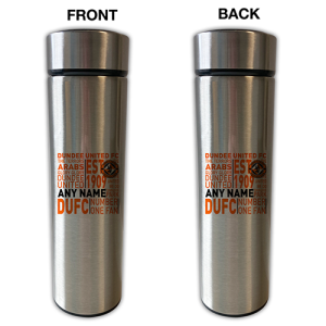 Dundee Utd Personalised Thermos Stainless Steel - Text