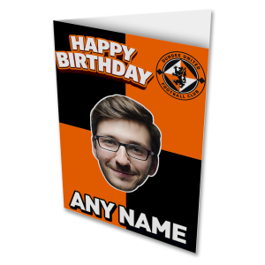 Happy Birthday Personalised Greeting Card Crest 2 Photo & Name Upload
