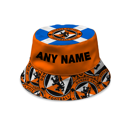 Dundee United FC Bucket Hat Personalised St Andrews Flag Saltire - Image 4