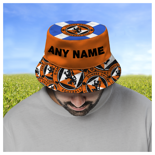Dundee United FC Bucket Hat Personalised St Andrews Flag Saltire - Image 2