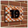 Dundee United FC Personalised House Number Plaque Checkerboard