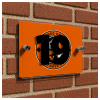 Dundee United FC Personalised House Number Plaque Crest
