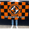 Dundee United Personalised Flag Checkerboard