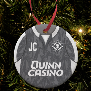 Dundee Utd Ceramic Bauble - Away Shirt 2026-27