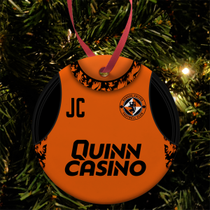 Dundee Utd Ceramic Bauble - Home Shirt 2026-27