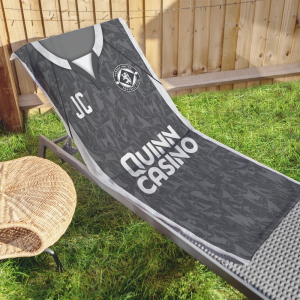 Dundee United Personalised Beach Towel - Away Shirt 2026-27 - Image 2