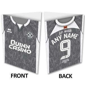 Dundee Utd Personalised Greeting Card Away Shirt 2026/27 Name & Number