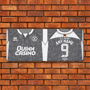 Dundee Utd Personalised Aluminium Wall Art - Away Shirt 2026-27