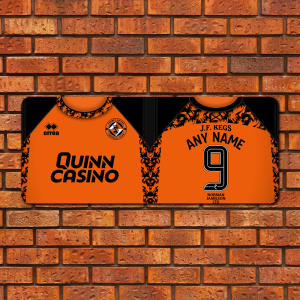 Dundee Utd Personalised Aluminium Wall Art - Home Shirt 2026-27