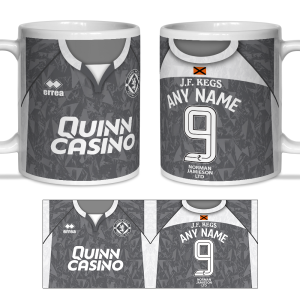 Dundee Utd Personalised Mug - Away Shirt 2026-27